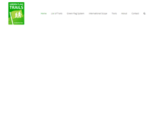 Tablet Screenshot of greenflagtrails.org
